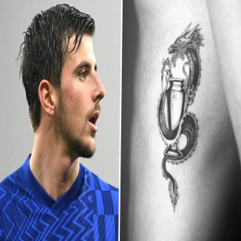 ทำไมต้องมังกร? เมาท์เล่าที่มารอยสักหลังคว้าแชมป์ UCL