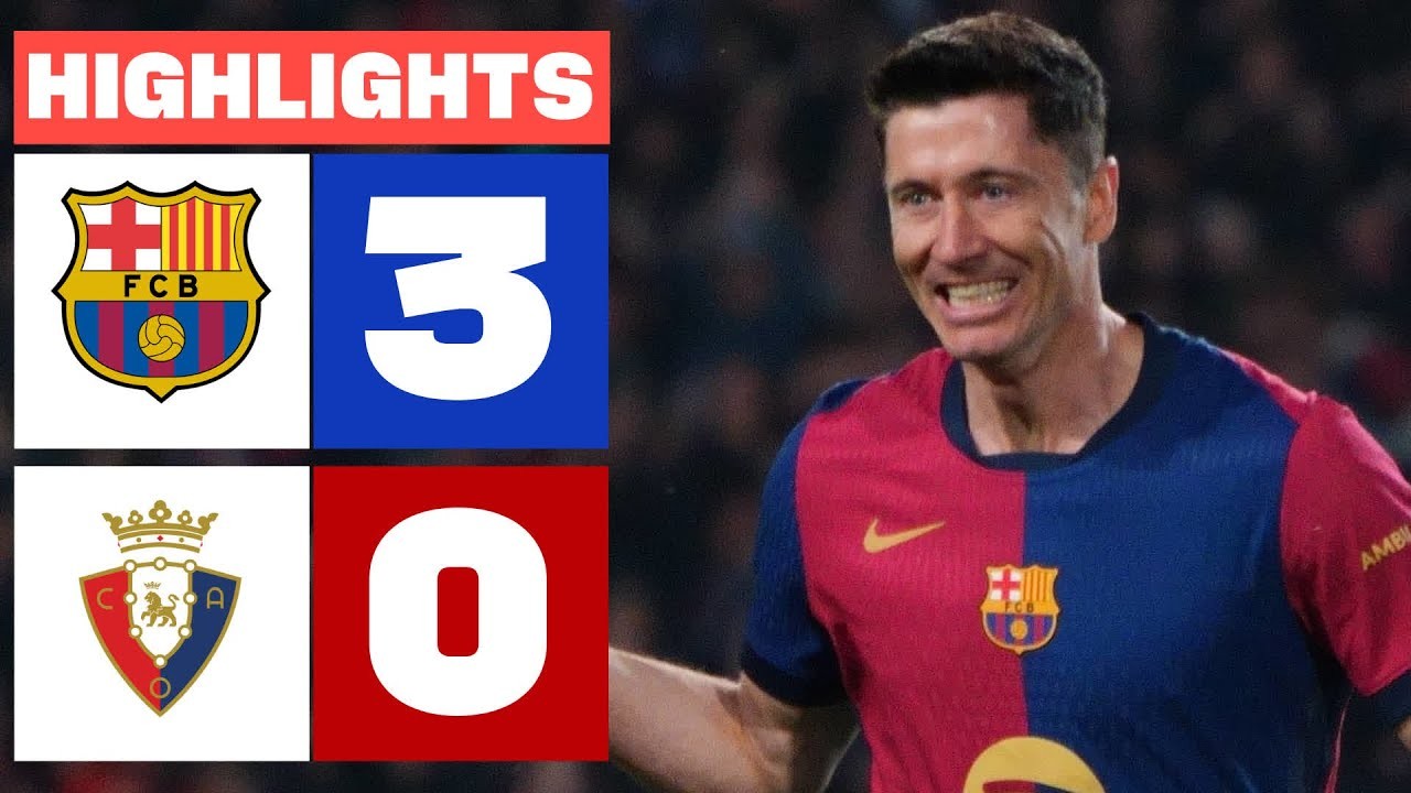Full Match ย้อนหลัง [ บาร์เซโลน่า vs โอซาซูน่า ] ลาลีก้า สเปน 29.3.68