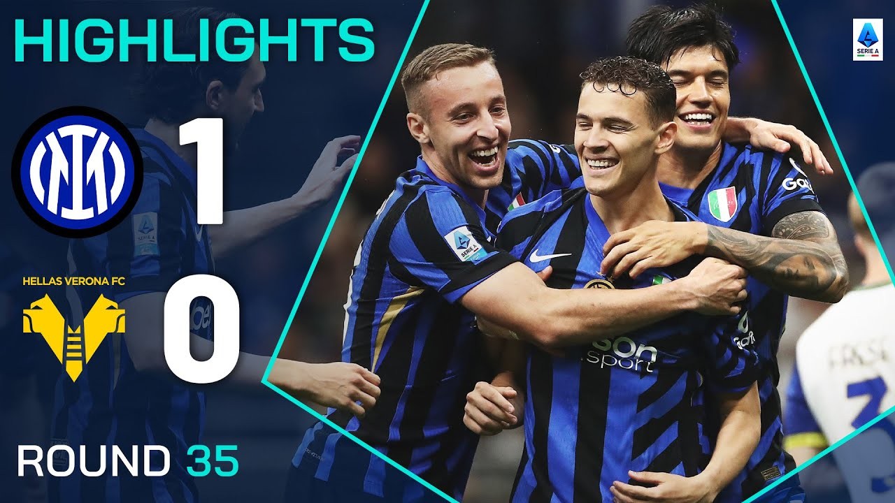 #ไฮไลท์ฟุตบอล [ อินเตอร์ มิลาน 1 - 0 เวโรน่า ] กัลโช่ เซเรียอา อิตาลี 2025/4.5.68