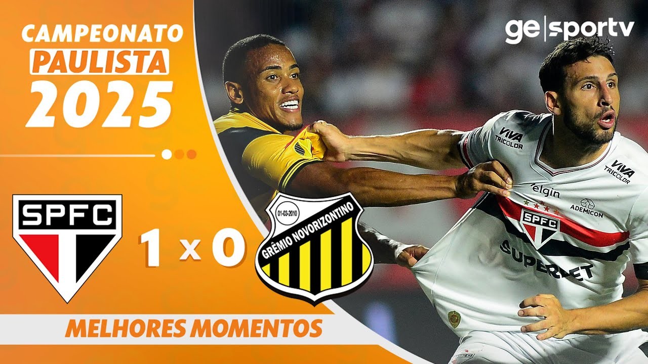 #ไฮไลท์ฟุตบอล [ เซาเปาโล 1 - 0 เกรมิโอ โนโวริซอนติโน่ ] บราซิล เปาลิสต้า 2025/4.3.68